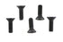 V-Twin Allen Flat Head Screws Black 5/16 inch-18 x 1 inch - 73-0152