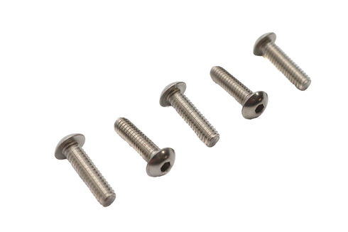 Colony Allen Button Head Screws Stainless Steel 1/4-20 X 7/8 inch - 73-0172