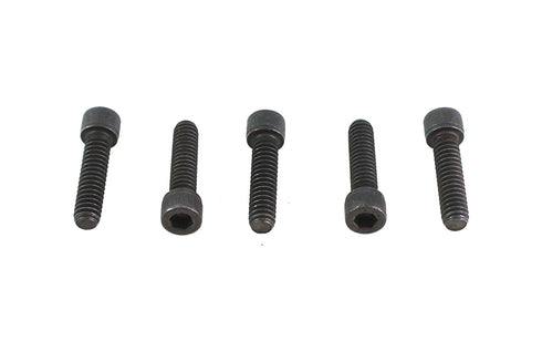 V-Twin 1/4 inch-20 x 1/2 inch Allen Socket Cap Screw Black - 73-0190