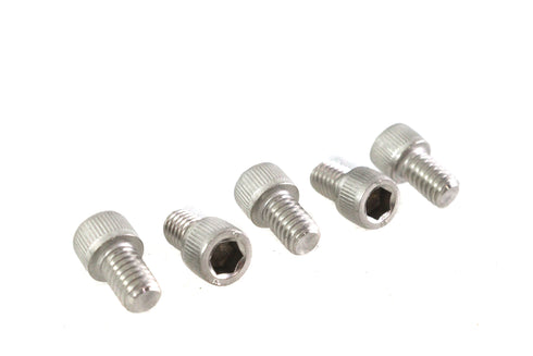 V-Twin 5/16 inch-18 x 1/2 inch Allen Socket Cap Screw Black - 73-0195