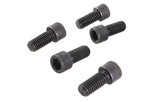 V-Twin 7/16 inch-14 x 1 inch Allen Socket Cap Screw Black - 73-0202