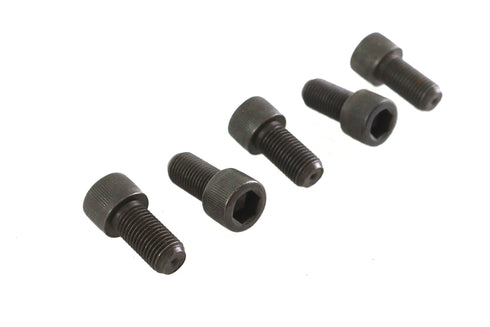 V-Twin 3/8 inch-24 x 3/4 inch Allen Socket Cap Screw Black - 73-0224