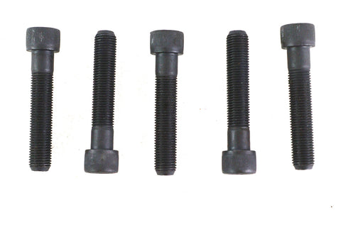 V-Twin 3/8 inch-24 x 2 inch Allen Socket Cap Screw Black - 73-0225