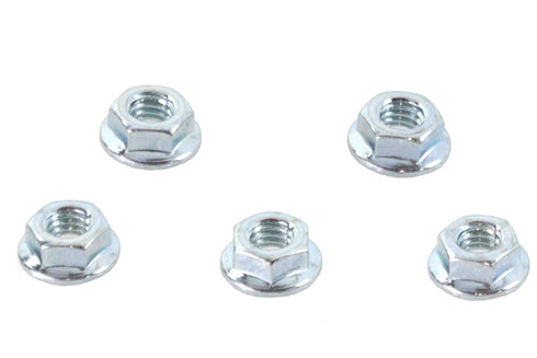 V-Twin Serrated Hex Flange Nuts 5/16 inch-18 Zinc - 73-0245