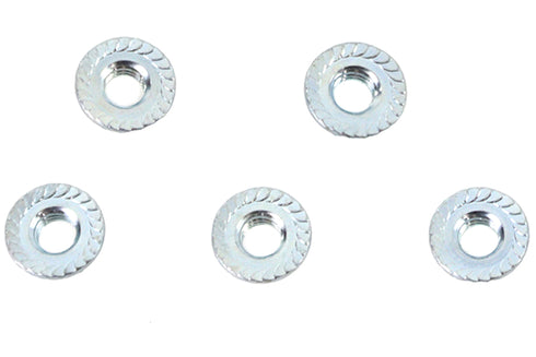 V-Twin Serrated Hex Flange Nuts 5/16 inch-18 Zinc - 73-0245
