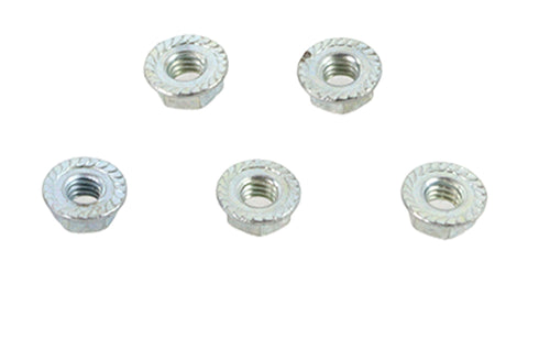 V-Twin Serrated Hex Flange Nuts 5/16 inch-24 Zinc - 73-0248
