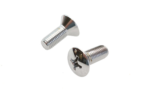 V-Twin Phillips Head Chrome Screw Set - 73-0252