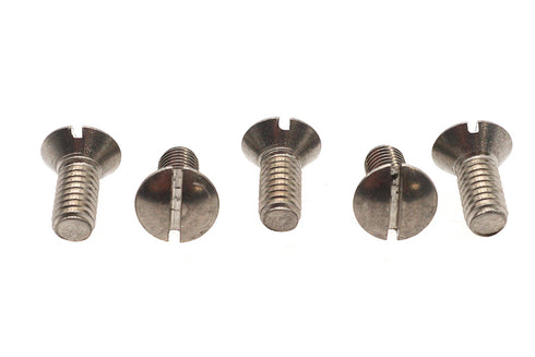 V-Twin Oval Slotted Screw 5/16 inch-18 x 3/4 inch Stainless Steel - 73-0299