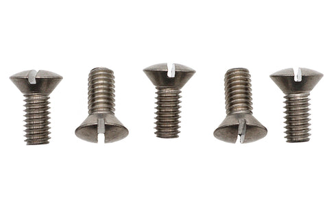 V-Twin Oval Slotted Screw 5/16 inch-18 x 3/4 inch Stainless Steel - 73-0299