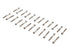 V-Twin Stainless Steel Finned Cover Screw Set 24 Piece - 73-0372