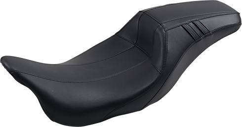 LE PERA Outcast Daddy Long Legs Seat - Full-Length - w/o Backrest - Carbon Fiber Inlay - Black - FL '08-'23 LK-987DLGT3