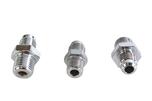 Colony Chrome Oil Line Fitting - 7349-3