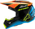 ALPINESTARS Sm3 Youth Fray Helmet Blk/Orng/Ylw Fluo Ys - 482-00083YS