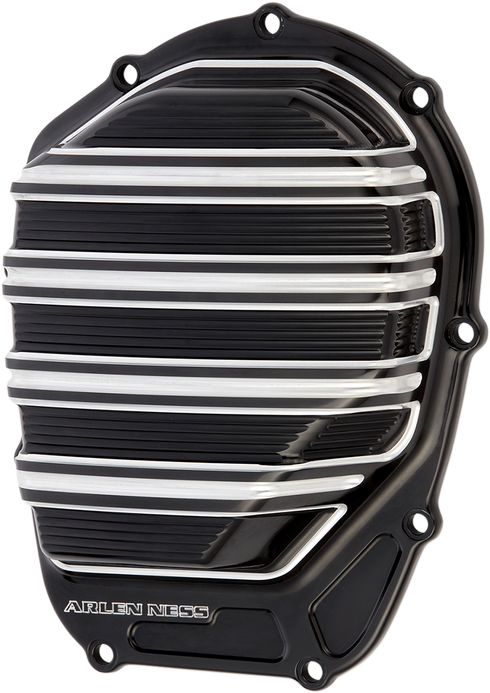 ARLEN NESS Cam Cover - 10 Gauge - Black Anodized with Machined Accents - M8 03-983
