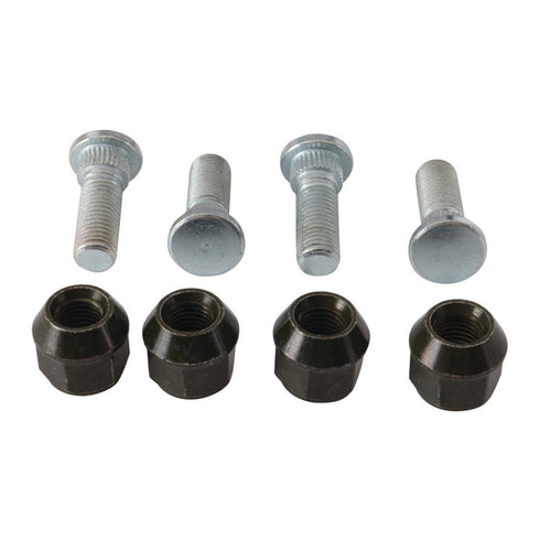 QuadBoss 02-08 Yamaha YFM660 Grizzly 4x4 Front Wheel Stud & Nut Kit