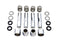 V-Twin Chrome Pushrod Cover and Clip Kit - 7508-20T