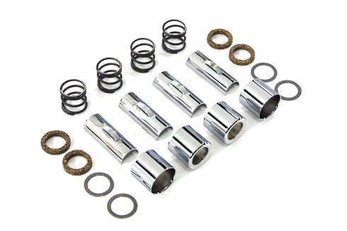 Colony Chrome Upper Pushrod Cover Kit - 7509-20