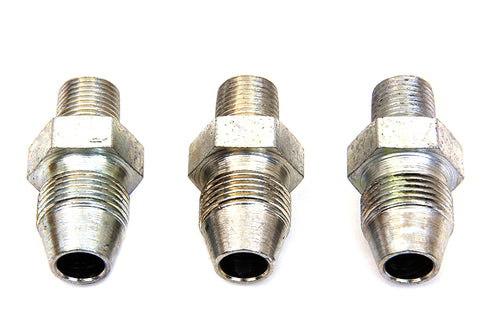 V-Twin Cadmium Oil Line Fitting - 7612-3T