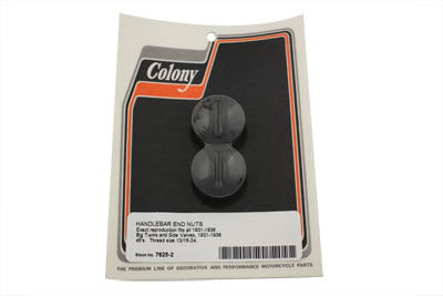 Colony Parkerized Handlebar End Nut - 7625-2