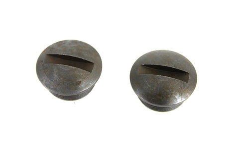 Colony Parkerized Spring Handlebar End Nut Set - 7626-2