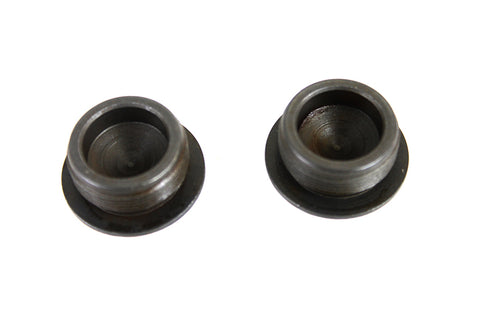 Colony Parkerized Spring Handlebar End Nut Set - 7626-2
