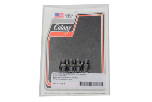 Colony Rocker Box Drain Tube Fitting Kit - 7705-4