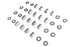 Colony Cadmium Head Nut Set - 7709-32