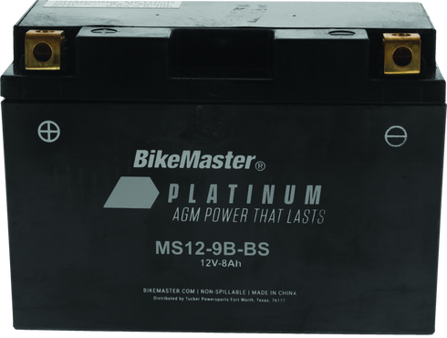 BikeMaster AGM Battery - MS12-9B-BS