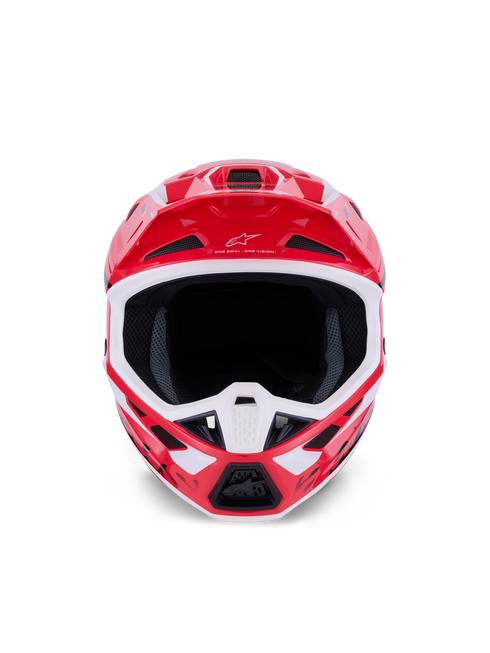 ALPINESTARS Sm7 Deed Helmet Red/Blk/Wht Glossy 2x - 482-001902X