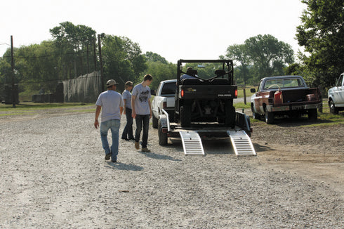 QuadBoss Folding Arch UTV Ramp 18X88 Pair