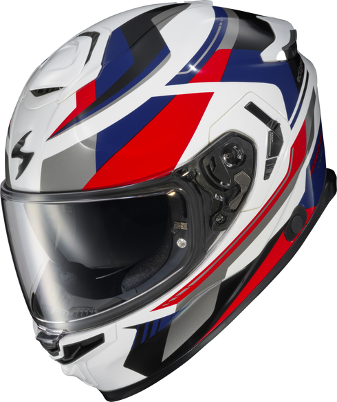 SCORPION EXO Exo Eclipse Full Face Helmet Lunar White/Red/Blue Lg - 75-2426L