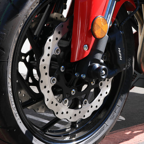 Front Axle Sliders Black