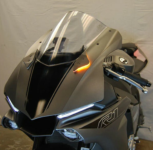 NEW RAGE CYCLES Mirror Block Off Turn Signals Yam - 565-0170