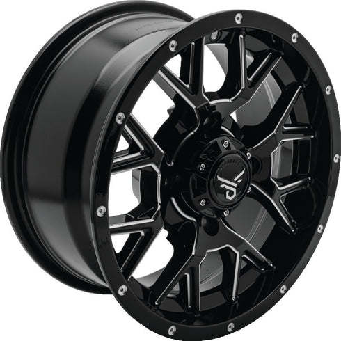 QuadBoss Barbwire 14X7 - 5+2 - 4/110 - Milled