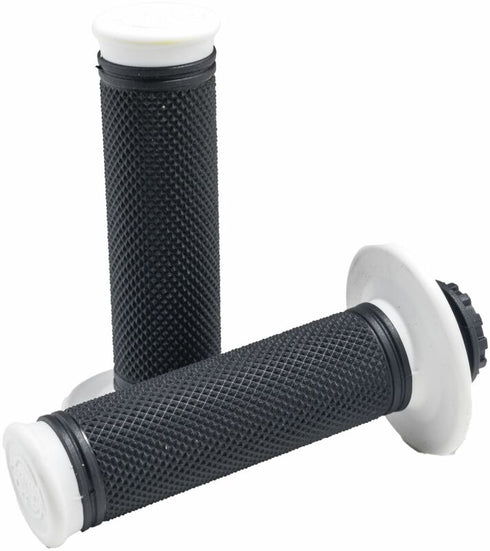 ProTaper Pro Series Clamp Grips On Full Diamond White/Black