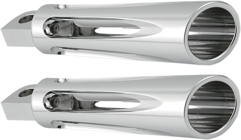ARLEN NESS Foot Pegs - Deep Cut - Chrome 06-470