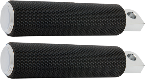 ARLEN NESS Foot Pegs - Knurled - Chrome 07-924