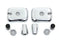 Colony Swingarm End Caps and Nuts - 8101-6