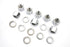 Colony Chrome Cylinder Base Nuts and Washers - 8104-16