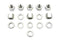 Colony Cadmium Cylinder Base Nuts and Washers - 8105-16
