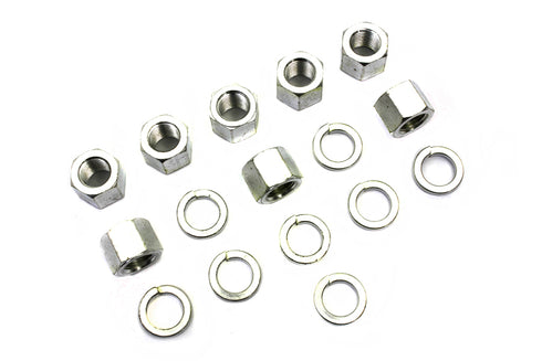 Colony Cadmium Cylinder Base Nuts and Washers - 8105-16