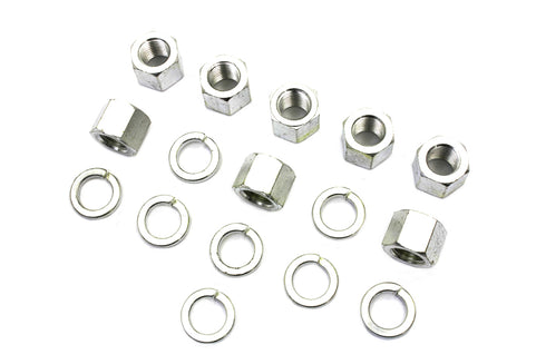 Colony Cadmium Cylinder Base Nuts and Washers - 8105-16