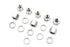 Colony Cadmium Cylinder Base Nuts and Washers - 8105-16