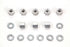 Colony Cadmium Cylinder Base Nuts and Washers - 8107-16
