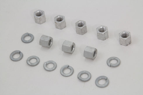 Colony Cadmium Cylinder Base Nuts and Washers - 8107-16