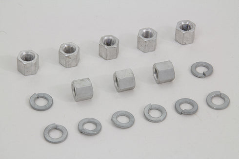 Colony Cadmium Cylinder Base Nuts and Washers - 8107-16