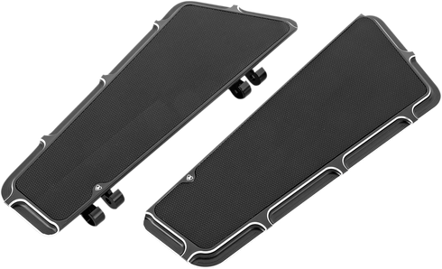 ARLEN NESS Driver Floorboards - Beveled - Black 15-410