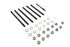 Colony Chrome Stock Engine Case Bolt Kit - 8131-34