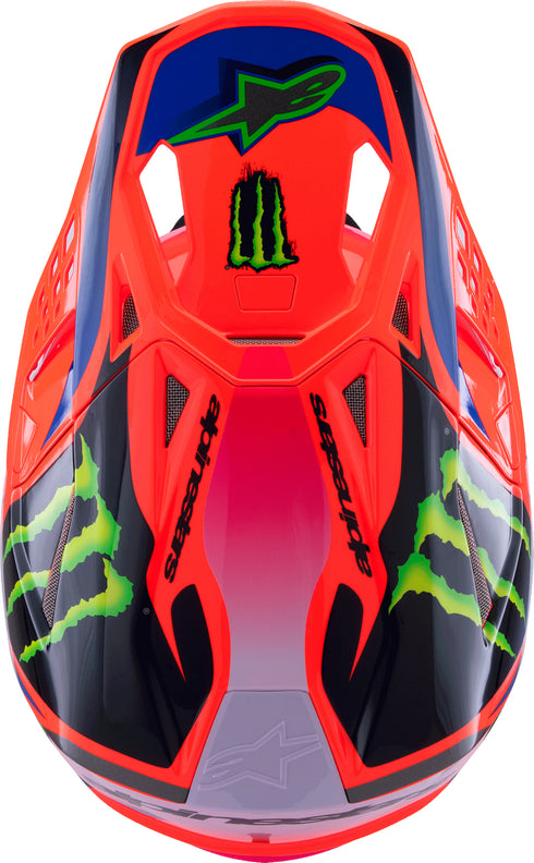 ALPINESTARS S M10 Deegan Helmet Orng Flo/Prpl/Pnk Fluo Sm - 482-00081S