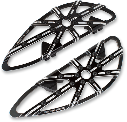 ARLEN NESS 10 Gauge Floorboards - Driver - Black 06-861